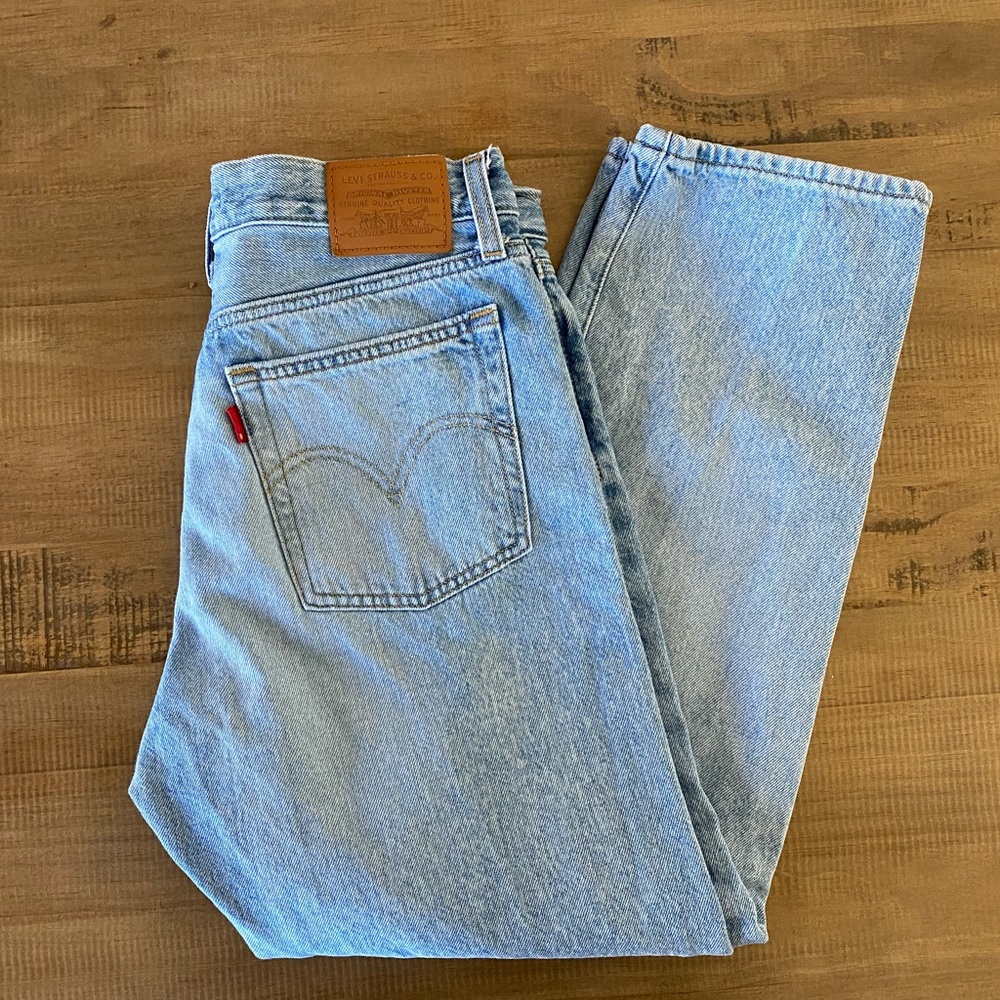 LEVI'S® Wedgie High Waist Crop Straight Leg Jeans